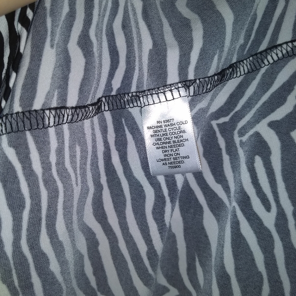 Zebra pattern A shape dress - Picture 7 of 8